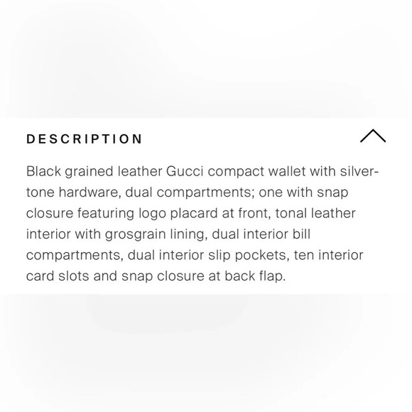 Gucci trifold short wallet EUC - Picture 10 of 10